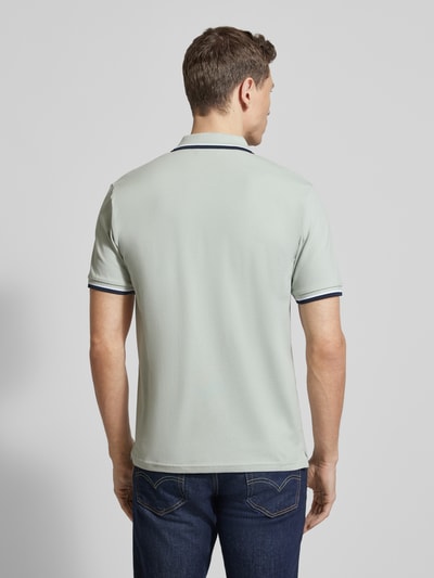 Selected Homme Slim Fit Poloshirt aus Bio-Baumwoll-Mix Modell 'SLIM ATLAS SPORT' Lind 5