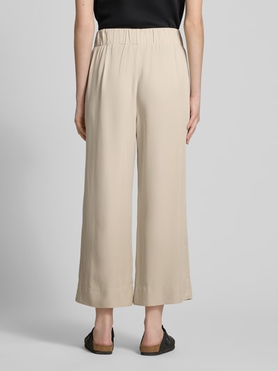 Marc O'Polo Denim Wide leg stoffen broek met verkort model Zand - 5