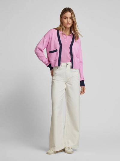 INFLUENCER'S CHOICE BY P&C* Kurtka z dzianiny z wpuszczaną kieszenią Różowy 1