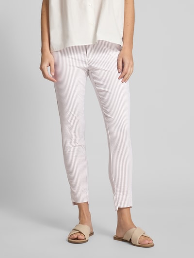 FREE/QUENT Stoffen broek met steek, model 'Rex' Taupe - 4