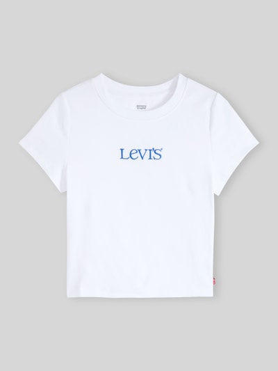 Levi's® Regular Fit T-Shirt aus Baumwoll-Mix Weiss 2