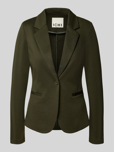 ICHI Slim Fit Blazer mit Paspeltaschen Modell 'KATE' Khaki 1