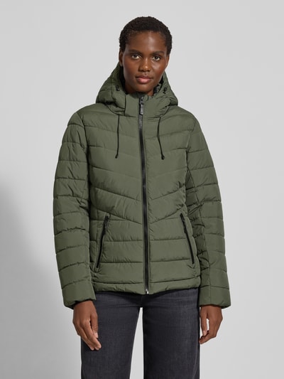 G.I.G.A. DX Gewatteerd jack met capuchon Olijfgroen - 4