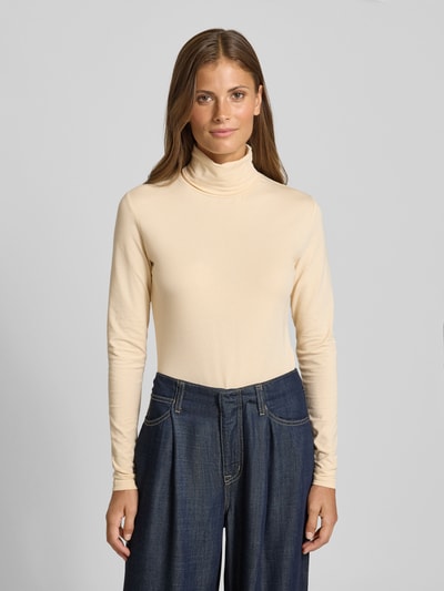 Samsøe Samsøe Longsleeve mit Rollkragen Modell 'ESTER' Ecru 4