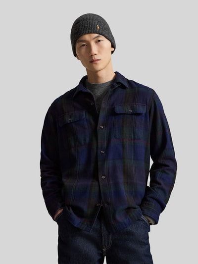 Polo Ralph Lauren Regular Fit Freizeithemd mit Ellenbogenpatches Marine 4