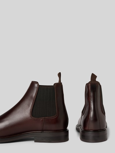 Gant Buty chelsea z wyhaftowanym logo model ‘St Fairkon’ Ciemnobrązowy 2