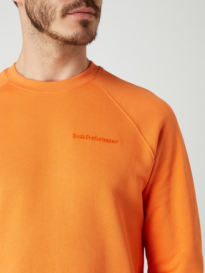 PEAK PERFORMANCE Sweatshirt Modell 'Urban Crew' - ‘Better Cotton Initiative’ Orange 3