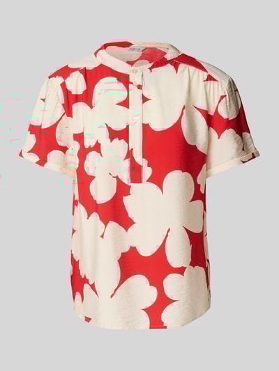 B.Young Bluzka o kroju regular fit z listwą guzikową model ‘IBINE’ Czerwony 2