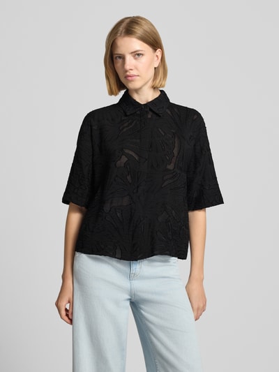 someday. Regular Fit Bluse aus Viskose-Mix Modell 'Zlowera' Black 4