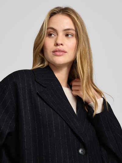 WITHBLACK Jas met reverskraag Marineblauw gemêleerd - 3