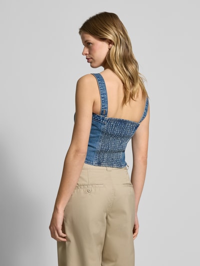 Levi's® Jeansbustier mit durchgehendem Reißverschluss Jeansblau 5