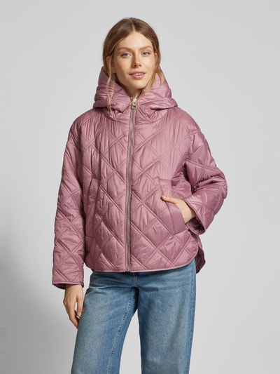 Marc O'Polo Relaxed Fit Steppjacke im Cape-Stil Altrosa 4