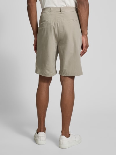 JAKE*S STUDIO MEN Korte regular fit broek met steekzakken Kaki - 5