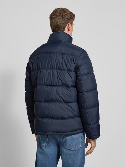 Tom Tailor Regular fit gewatteerd jack met opstaande kraag Marineblauw - 5