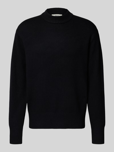 SELECTED HOMME Relaxed Fit Strickpullover aus Woll-Kaschmir-Mix Modell 'Calle' Black 2