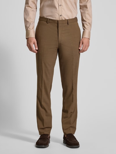 HUGO Extra slim fit pak met scheerwol, model 'ARTI' Lichtbruin - 6