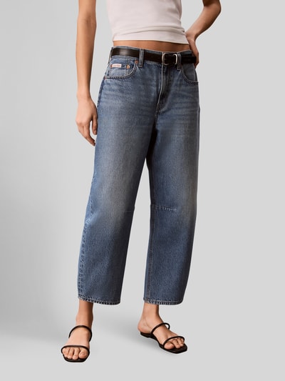 Calvin Klein Jeans Jeansy barrel z czystej bawełny Ciemnoniebieski 4