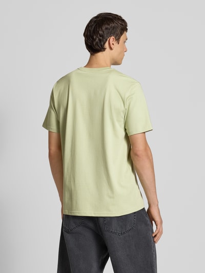 Carhartt Work In Progress T-shirt z detalem z logo Jasnozielony 5