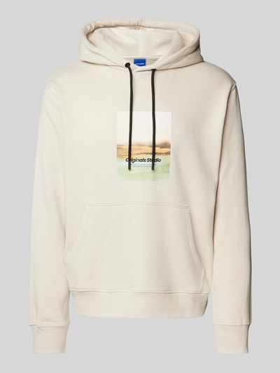 Jack & Jones Hoodie mit Motiv-Print Modell 'VESTERBRO NEWTON' Offwhite 1