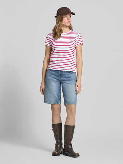 Levi's® Regular Fit T-Shirt aus reiner Baumwolle Rot 1