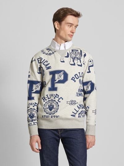 Polo Ralph Lauren Sweatshirt mit Rundhalsausschnitt Offwhite 4