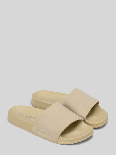 Marc O'Polo Badeschuhe mit Label-Prägung Sand 1