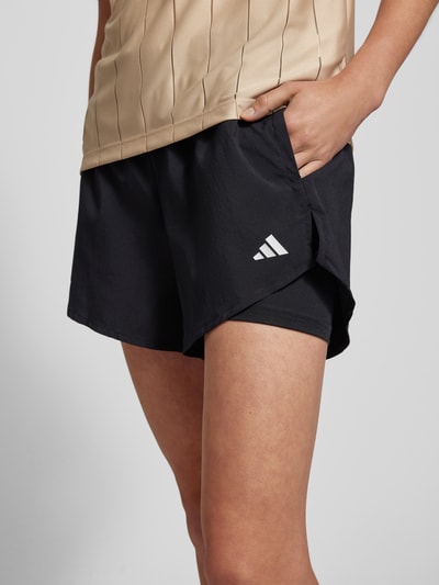 ADIDAS SPORTSWEAR Loose Fit Shorts im Double-Layer-Look Black 3