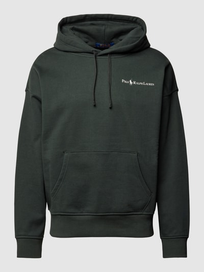 Polo Ralph Lauren Oversized Hoodie in melierter Optik Black 1