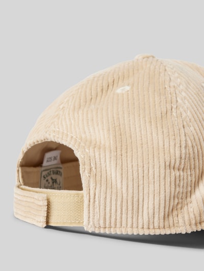 MC2 Saint Barth Basecap mit Label-Detail Modell 'CORDUROY' Offwhite 3