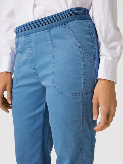 TONI Regular Fit Jogpants in verkürztem Schnitt Modell 'SUE' Blau 3