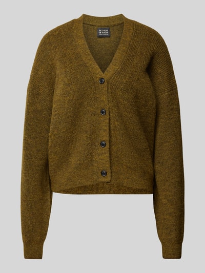 Scotch & Soda Strickjacke mit Knopfleiste Oliv 2