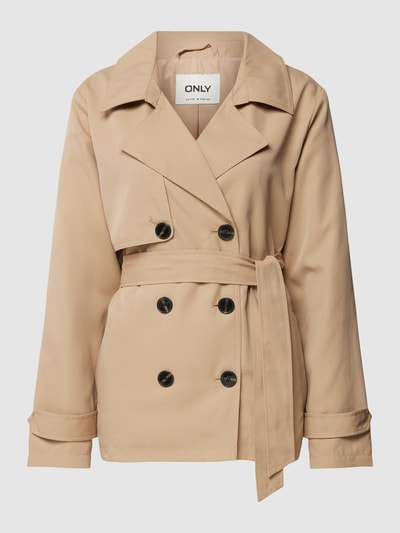 Only Trenchcoat mit Bindegürtel Modell 'CHLOE' Sand 2