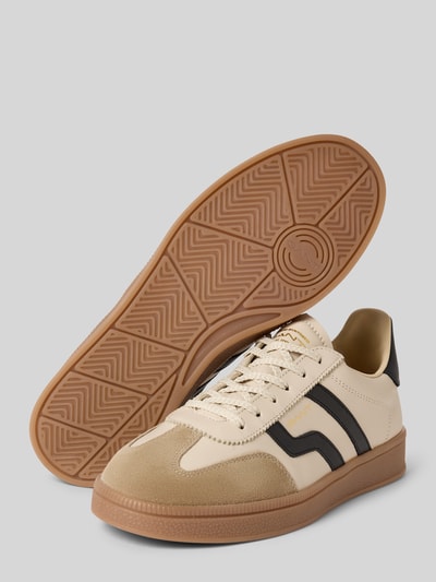 GANT Sneakersy ze skóry naturalnej z wytłoczonym logo model ‘Cuzima’ Beżowy 4