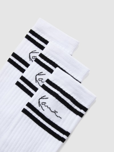 Karl Kani Socken mit Brand-Schriftzug Weiss 2