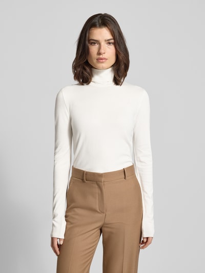 More & More Golf z mieszanki wiskozy z detalem z logo Złamany biały 4