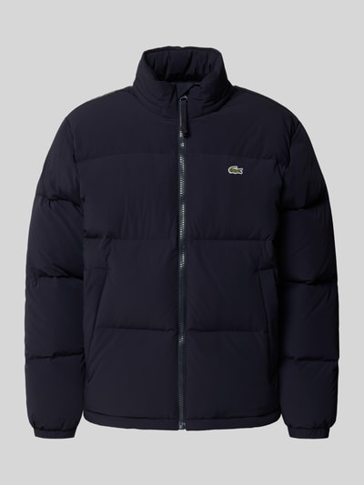 Lacoste Regular fit donsjack met opstaande kraag en geïntegreerde capuchon Donkerblauw - 2