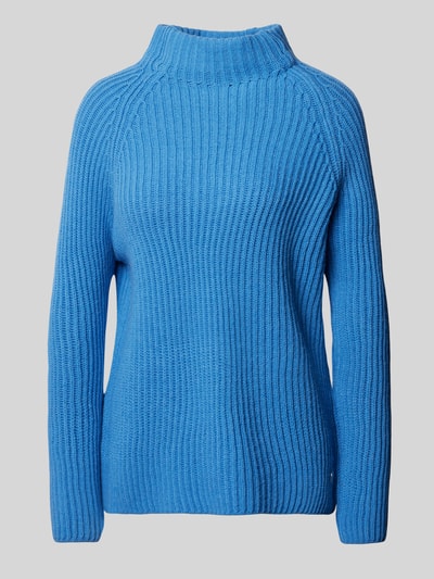 Smith and Soul Strickpullover mit Stehkragen Bleu 1