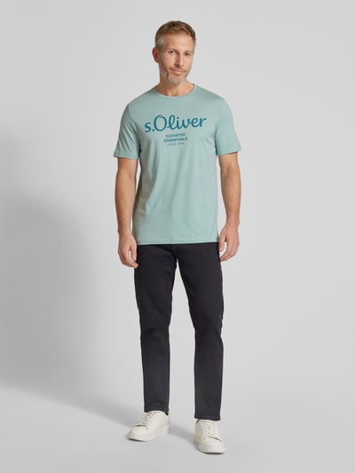 s.Oliver RED LABEL T-Shirt mit Rundhalsausschnitt Mint 1