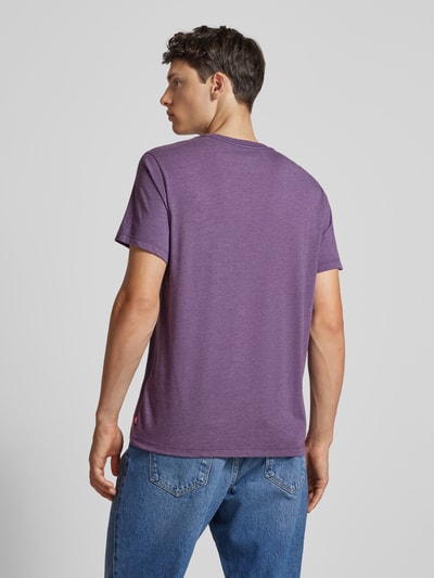 Levi's® T-Shirt mit Label-Print Flieder Melange 3