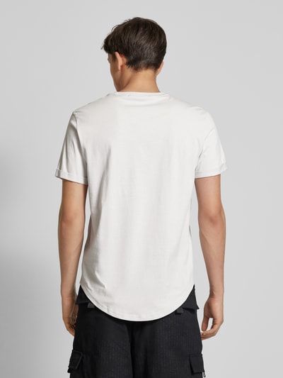 Calvin Klein Jeans T-shirt z okrągłym dekoltem Srebrny 5