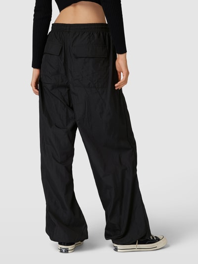 Only Stoffen broek met elastische band, model 'JOAN' Zwart - 5