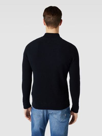 Casual Friday Gebreide pullover met schipperskraag, model 'Karlo' Marineblauw - 5