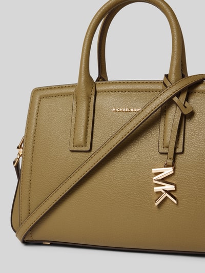 MICHAEL Michael Kors Handtasche mit Label-Applikationen Modell 'LAILA' Khaki 3