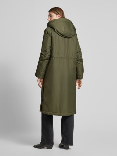 Marc O'Polo Regular fit parka met capuchon van polyester-twill Olijfgroen - 5