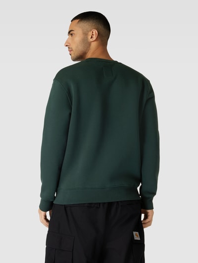 Alpha Industries 'BASIC SWEATER' mit Logo-Print  Petrol 5