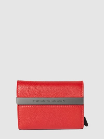 Porsche Design Kartenetui aus Leder Hellrot 1