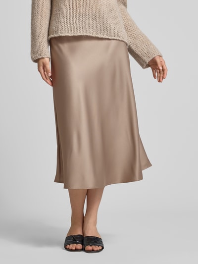 Juvia Midirock aus Satin Beige 4