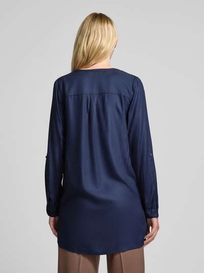 Christian Berg Woman Lange blouse met V-hals Donkerblauw - 5