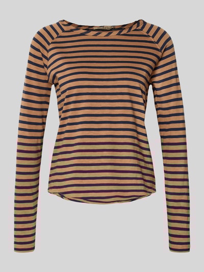 Smith and Soul Bluzka z długim rękawem z dekoltem okrągłym Beżowy 2