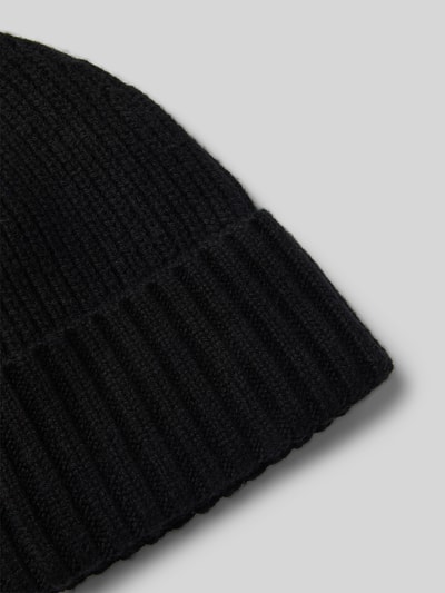 MCNEAL Czapka beanie z naszywką z logo Czarny 2